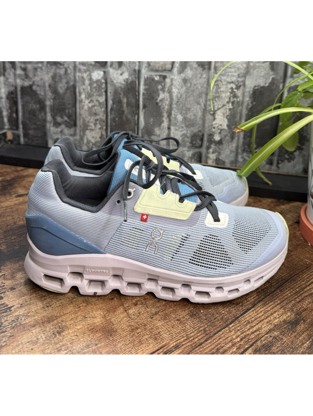 On Cloudgo Women's Running Shoes Mesh Blue/White US 8.5 EU 40 UK 6.5